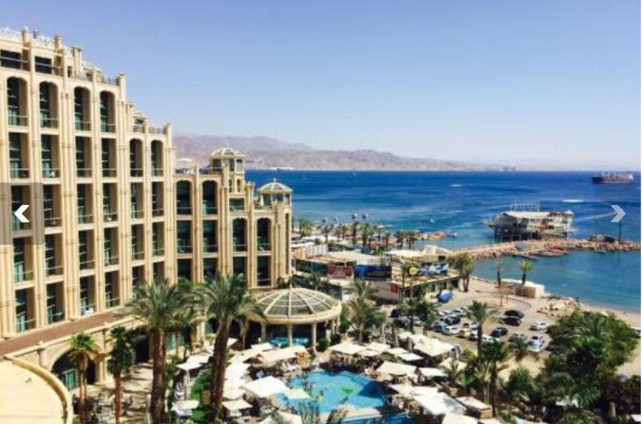 Luxurious suite at the Queen of Sheba hotel