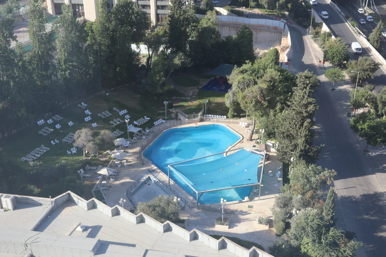 סוויטה פרטית יוקרתית עם חדר שינה אחד במלון ירושלים